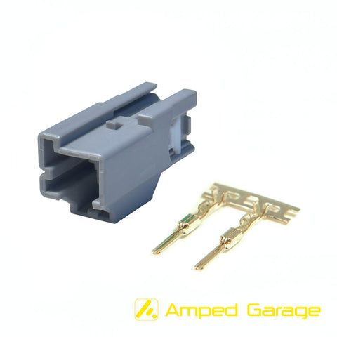Yazaki Speaker Connector w/ Terminals (Model 3 Base Audio)